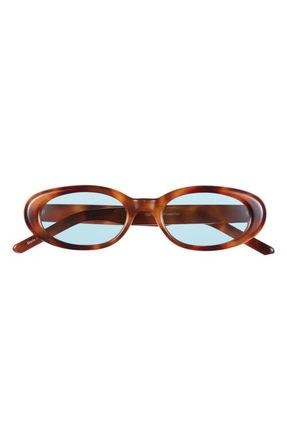 BP. Narrow Oval Sunglasses in Orange Tort at Nordstrom