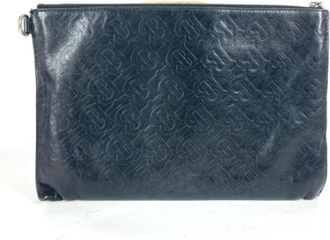 Burberry Pre-owned Leather clutches - Dames - Vintage Clutch - Zwart - ONE Size - Vintage