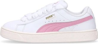 Puma Su&egrave;de Lage Schoen Wit/Roze Lila - Dames - Sneakers - Wit - 38 EU - Su&egrave;de - Schoenen
