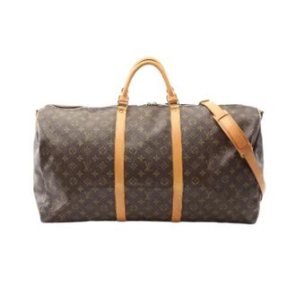 Louis Vuitton Pre-owned Weekend Bags, unisex, Brown, Size: ONE SIZE Pre-owned Keepall Bandouliere Monogram Boston Bag
