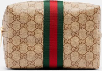 Gucci Gucci Essence Classic GG canvas makeup bag
