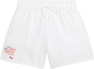 Ralph Lauren Terry Shorts - Heren - Korte Broeken - Wit - M - Katoen - Korte Broeken