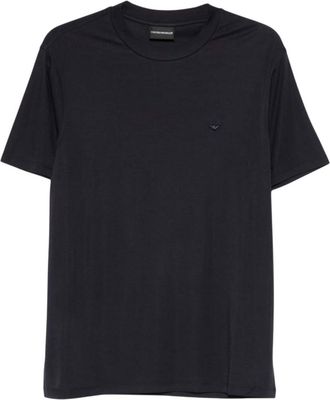 Emporio Armani Dark Blue Crew Neck T-Shirt