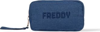 Freddy Trousse in denim con laccetto e logo FREDDY ricamato