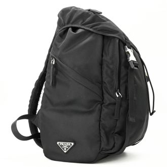 Prada Black Nylon Backpack (Pre-Owned)