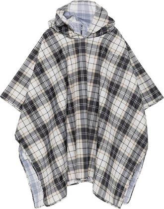 Barbour Poncho Portree Tartan Impermeabile - - Accessories - Donna - Beige - ONE SIZE