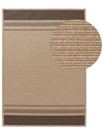 benuta Alfombra de exterior & interior marr&oacute;n 200x300