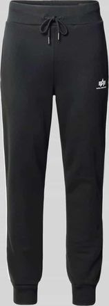 Alpha Industries Alpha Industries Sweatpants mit Logo und elastischem Bund in Black, Größe XL