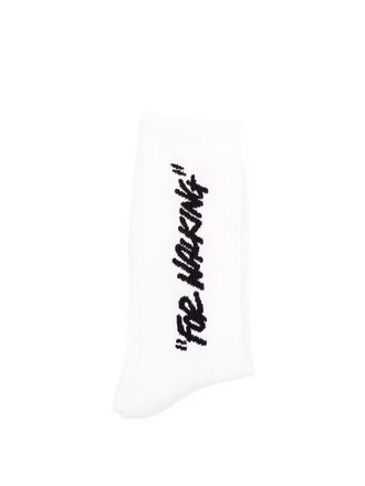 Off-white Mid Calf Socks Quote