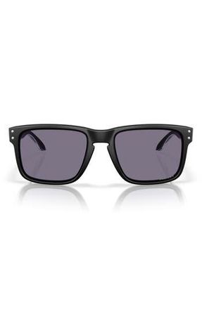 Oakley Holbrook Fathom Collection 56mm Prizm Square Sunglasses in Matte Black at Nordstrom Rack