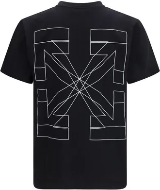 Off-white Mens Black Cotton T-Shirt