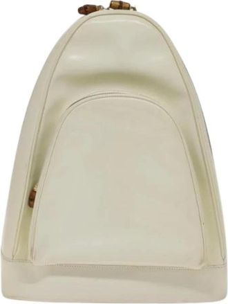 Gucci Pre-owned Backpacks, female, White, Size: ONE SIZE Pre-owned Vintage Body Bag