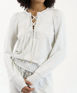 Sundays Atlas Pullover In Heathered Grey