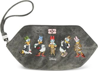 Ganni x Disney make-up tas met print - Grijs