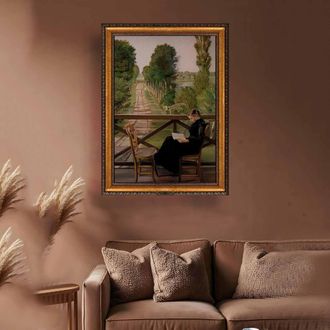 Dmora Cuadro Nasenino, Estructura De Tela, Madera Nobilitada, 40x60h Cm Multicolor