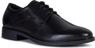 Geox Zwarte Formele Zakelijke Schoenen voor Mannen - Heren - Nette schoenen - Zwart - 44 EU - Katoen - Schoenen