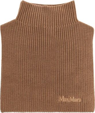 Max Mara Accessoires, Dames, Bruin, ONE Size, Wol, Wollen coltrui