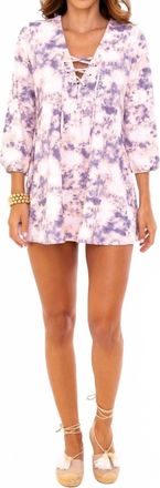 SOAH Womens Amaya Tie Dye Dress In Blush