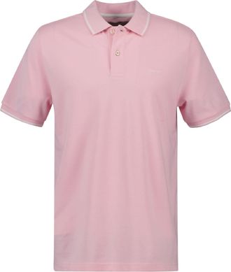 GANT Mens Gant Regular-Fit Short Sleeve Polo Shirt in Pink