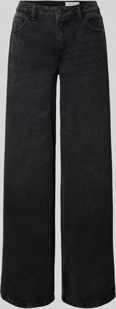Noisy May Wide Fit Jeans im 5-Pocket-Design Modell KETTIE in Black, Größe 25/32