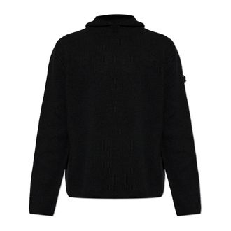 Moncler unisex, Sweatshirts & Hoodies, Zwart, Maat: S Wol