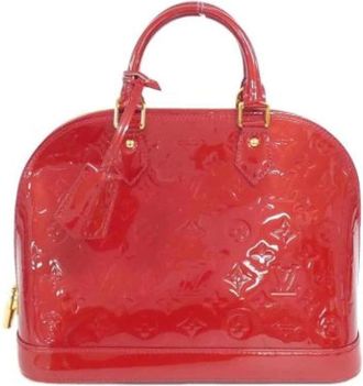 Louis Vuitton Pre-owned Handbags, female, Red, Size: ONE SIZE Pre-owned Alma PM Handbag