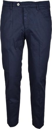 Michael Coal Katoen Elastaan Broek - Dames - Slim Fit Broeken - Blauw - W34 - Katoen - Broeken