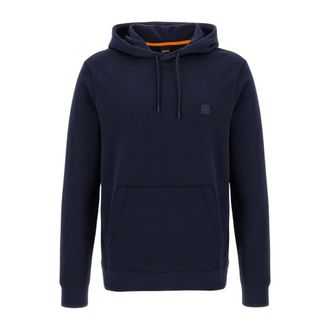 HUGO BOSS Heren, Sweatshirts & Hoodies, Blauw, Maat: S Katoen
