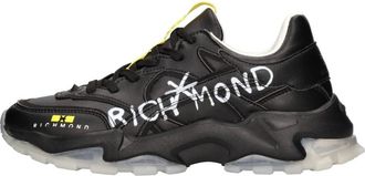 John Richmond Eco-lederen Sneakers - Heren - Sneakers - Zwart - 40 EU - Leer - Schoenen