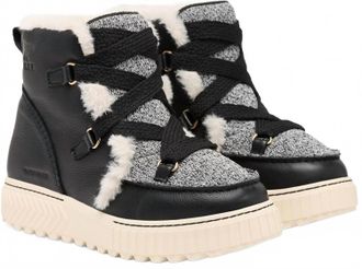 Sorel Womens Ona Ave Alpine Waterproof Boot In Black/chalk
