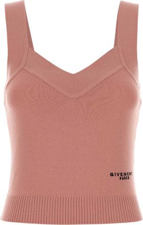 Givenchy Pink Wool Blend Tank Top