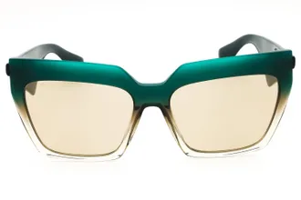 Etro ETRO0001S Oversized Plastic Frame Sunglasses - Green