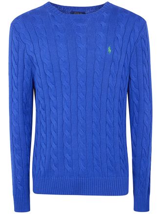 Ralph Lauren Long Sleeves Round Neck Rib Sweater
