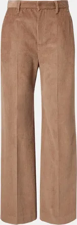 Brunello Cucinelli Monili cotton corduroy wide-leg pants