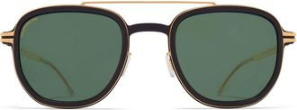 Mykita Alder Polarized 585 Mens Sunglasses Gold Size 48