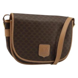 Celine Pre-owned Cross Body Bags, female, Brown, Size: ONE SIZE Pre-owned Plastic Shoulder Bag