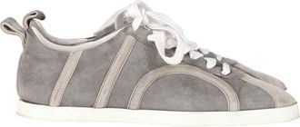 Toteme vetersneakers in grijs su&egrave;de