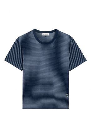 Ami STRIPED ADC T SHIRT Size: XL, colour: NAVY