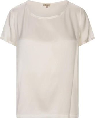 Her Shirt HER Shirt - Dames - T-shirts - Wit - XL - Satijn - Tops