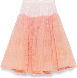 Viktor & Rolf Gonna midi con ruches - Rosa