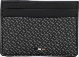 HUGO BOSS Portacarte in pelle sintetica monogram