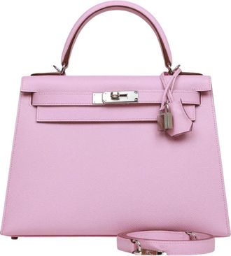 Herm&egrave;s Herm&egrave;s Kelly 28 Epsom Sellier Mauve Sylvestre
