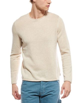 Onia Linen & Cashmere-Blend Roll Neck Sweater