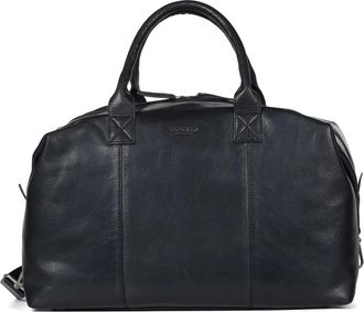 Howard London Lennon Weekend Bag - Heren - Weekendtassen - Zwart - ONE Size - Leer - Tassen