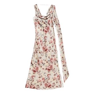Acne Studios Kleedjes, Dames, Veelkleurig, M, Midi Jurk