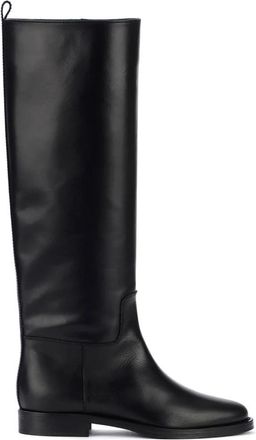 Via Roma 15 Santa Monica Boot - Dames - Hoge Laarzen - Zwart - 36 EU - Leer - Schoenen