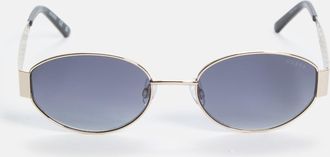 Guess Narrow Oval Logo Sunglasses