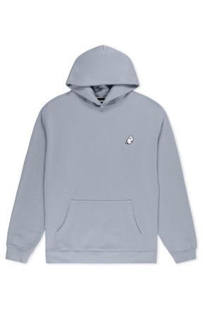 Dalix Ghost Relaxed Midweight Fleece Pullover Hoodie in Powder at Nordstrom, Size Xx-Large