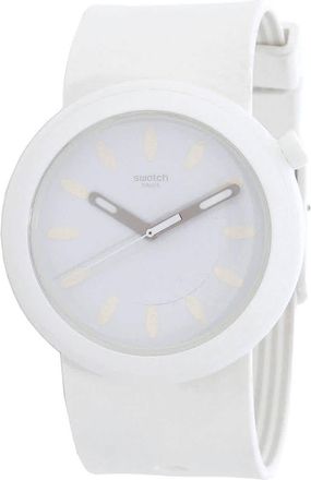 Swatch Popure Quartz White Dial Mens Watch PNW105