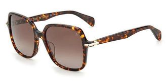 Rag & Bone RNB1048/G/S 0086/HA Womens Sunglasses Tortoiseshell Size 55